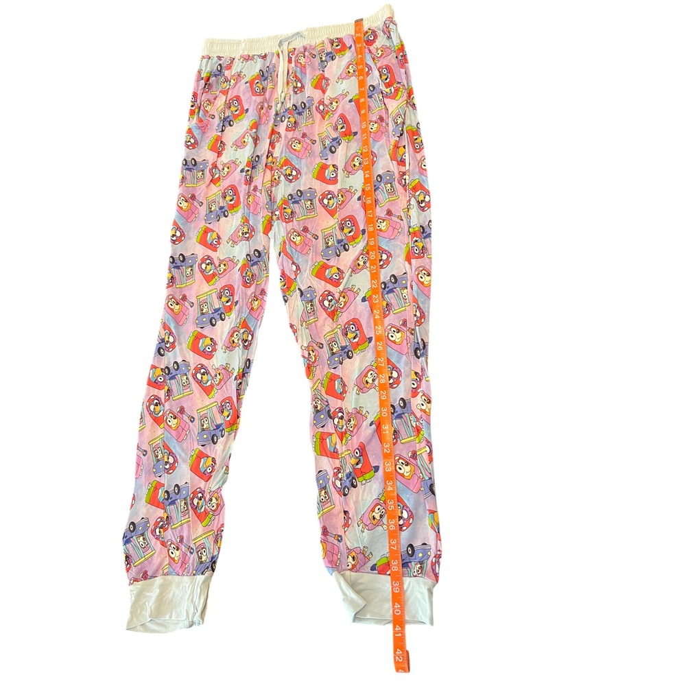 Wild Ivy Bluey Muffin Grannies Bamboo Pajama Jogger Pants 4XL Plus Size Purple - Picture 5 of 8